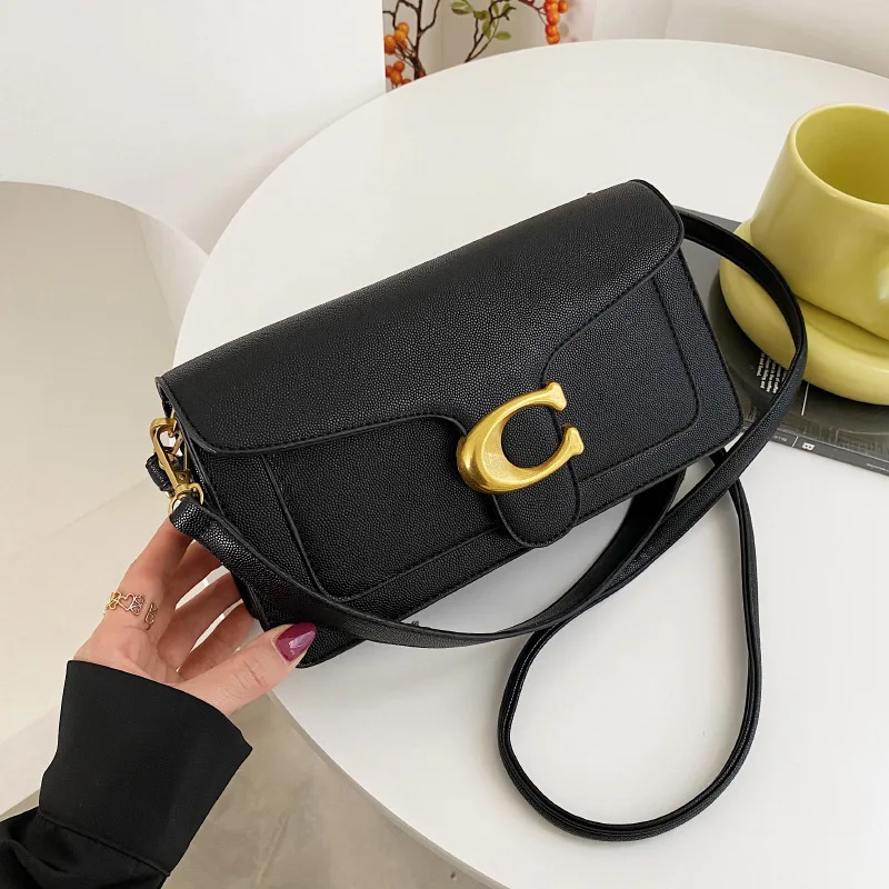 2025 Hot! Women's Simple Caviar Small Square Crossbody Bag - Portable & Fashion - Forward Design