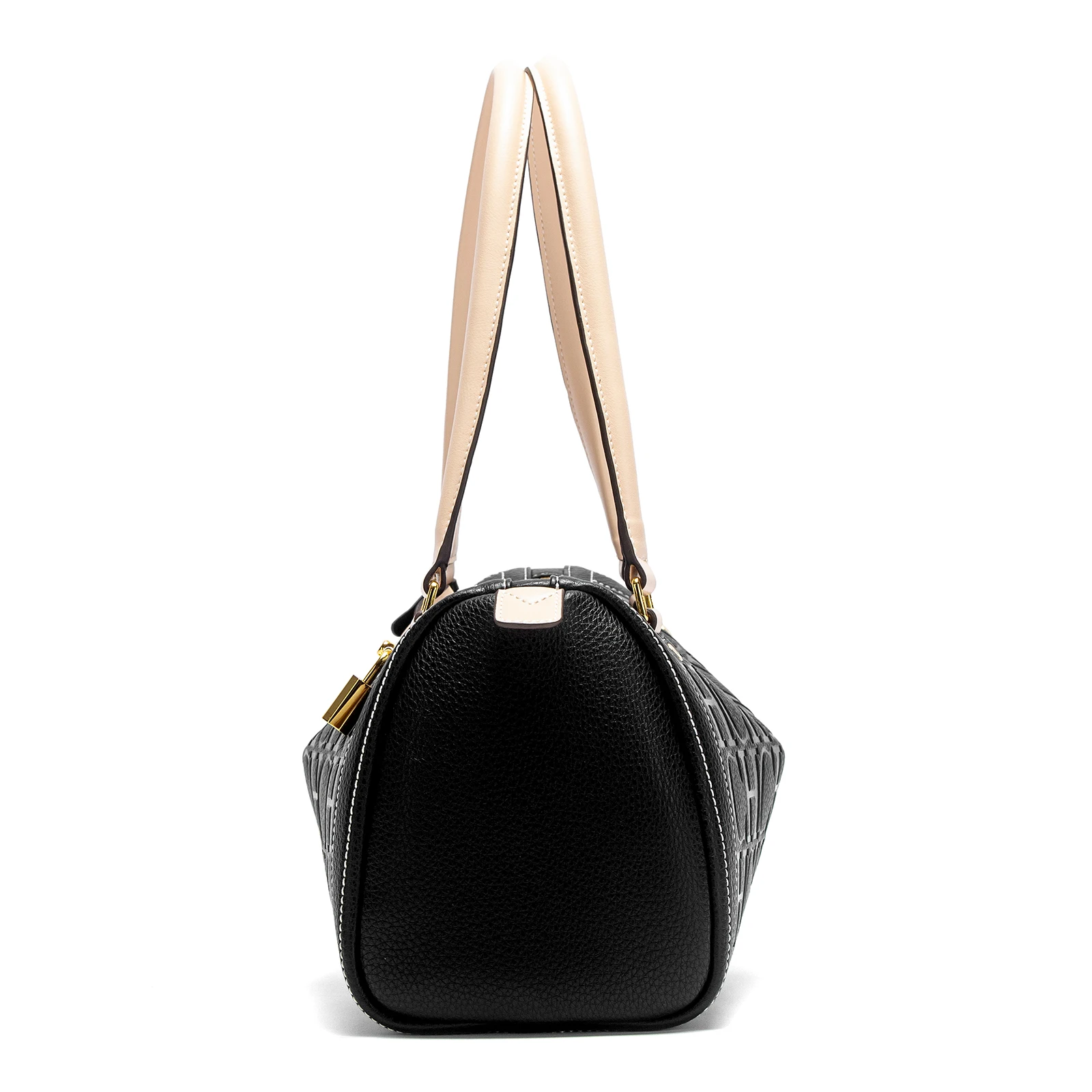 Fashion Classic Women's Boston Bag Autumn Winter New Collection 2025 Letter Design Shoulder Bag Texture Shoulder Bag - Image 5